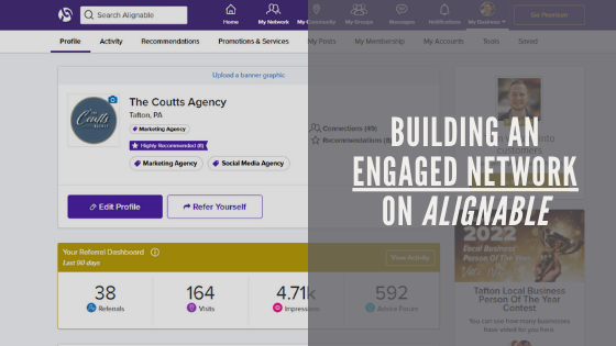 Building an Engaged Network on Alignable
