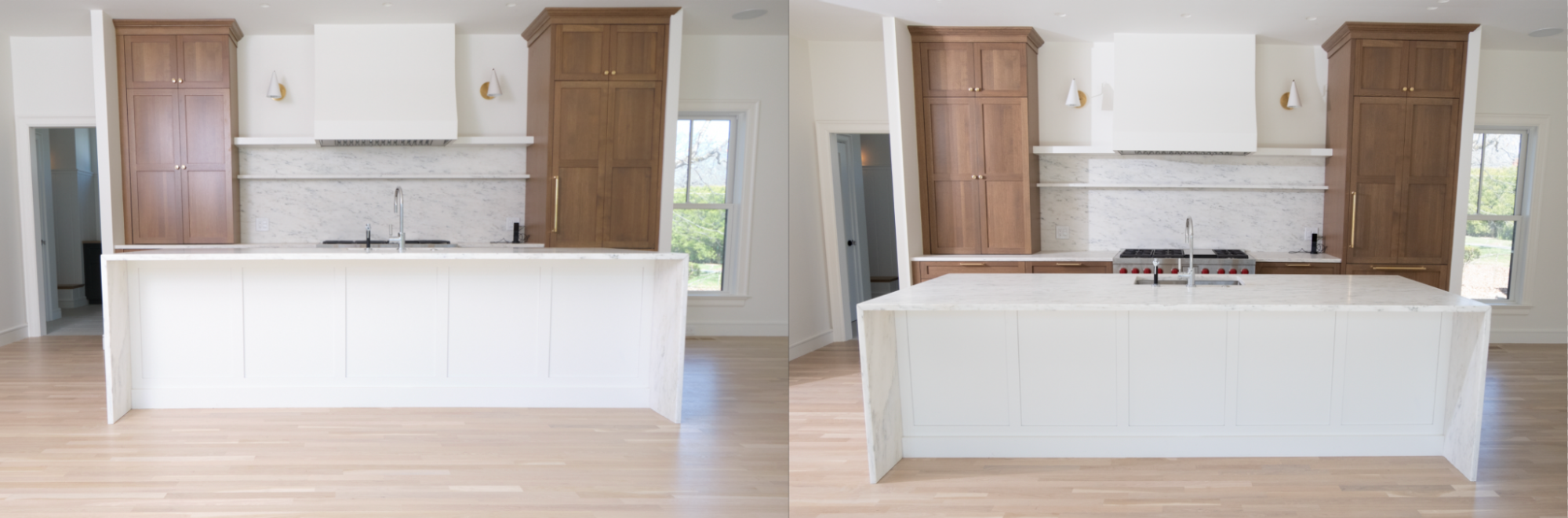 Whether you’re looking to upgrade your business content strategy with photography or improve the quality of your images, there are a few rules you should follow when creating your own content. Following these tips can save you money on costly equipment and make you a better photographer in the long run.  Focus on the End Goal  When photographing your project, product, or yourself, it is easy to get caught up in the flashy equipment that goes into creating imagery. Whether you have purchased a camera or are using your smartphone, it is best to make sure you understand all the available functions before you take the picture.  Once you are comfortable with those functions, stop for a second. Think about what you want the end goal to look like. What factors will go into play to create the image? If you are photographing homes, offices, or other real estate, consider the time of day and the weather. Lighting is very important when it comes to photographing real estate and homes.   Light is a tool that can be used in many ways. Without a light source, there is no way to create a photo, so use that to your advantage. How bright or dark you want the images to be will determine much of your outcome. Brighter images are often more inviting, and darker images often provide more contrast and a moodier aesthetic.   When photographing properties, sunlight is key. Ask yourself these questions: When does the light come into the property (from sun-up to sun-down)? Which rooms does the sunlight hit, and at what times? Is the light distracting - or is a key feature in the room?   If the sunlight is not flattering to the room, you may choose to wait until the sun has moved before photographing it. Focus on Composition Before Taking Photographs  Photo composition refers to all the tiny details and elements within the frame that add to the final product. Mastering composition is key to creating content that matches your requirements. Think of a perfect portrait. You wouldn’t want the viewer’s attention to be broken by a forgotten shoe in the background or a crooked picture on the wall. You need to think about how you’re framing your images so that the viewer is focused on what matters most. There are plenty of techniques you can follow — here are some elements you should consider for optimal compositions:  The rule of thirds: The rule of thirds refers to understanding how to position the main subject in the frame. When taking any photograph, understand the main subject the viewer should be focusing on. Once you’ve identified the subject, you want to intentionally position it. The image below intentionally has the main focus in the middle of the frame. The left and right sides are there to support the main focus.	 Space around the subject: Subjects could include a kitchen island, grand staircase, fireplace, or main entry. Don’t let these areas get too cluttered. In the image below, your main focus is in the center of the frame. While the hall guides your eye through the frame, the right side of the image is doing nothing more than guiding the viewer. Balance and proportions: Avoid having anything distracting in the photo. Ask yourself — is “x” important to the photo? If not, you may want to remove it. Imagine the photo below having household accessories in the right hand corner. The area would be more cluttered, thus distracting the viewer from the rest of the image. If there are items on the property that are not going to enhance the image, remove them for the area and put them back afterwards. Leading lines: Look at lines created throughout the property. How can they be useful? In the photo below, the hallway to the right leads your eye down the hallway, and the stairwell ceiling finishes guiding your eye down the hall. This is telling you exactly where to focus your view.   Sticking to the basics of focusing on your subject and the surrounding area and avoiding distracting backgrounds is a great place to start. All these elements help the viewer know where to look and what the focus is. If the viewer is distracted, the image won't resonate in the way you need and want it to. Focus on Consistency A key factor to all photography is consistency. When it comes to photographing properties, camera leveling and height consistency should be exact.   Keeping the camera at a straight level for real estate photography is crucial for avoiding image distortion. Your camera should have the option to show an on screen level. This will help you make sure your camera or phone is level at 0 degrees.  The second key to consistency is camera height. When most people use a phone to take a photo, it helps to hold it around face height. Now if you are six feet tall, you will have a drastically different photo than someone who is five feet tall. You want to make sure your camera height is consistent from image to image. This also provides the viewer a consistent feel when scrolling through — you don't want them feeling like they are on a roller coaster.  A good rule to follow for inside homes is to keep your camera level and at four to five feet off the ground. You can invest in a simple inexpensive tripod to help with this as well. When photographing the outside of the property, you can have a little more freedom, between three to five feet.   When taking photographs indoors, you want to pay attention to surface level heights. The image below shows two different heights for the same kitchen. The one on the left has the button of the island as the main focus, while the one on the right is about 1.5 feet higher and gives more detail to the kitchen as a whole.   Take Time to Learn Finally, it is essential to keep trying and learning. Take the photos at a few different heights and angles to help yourself start seeing the difference. The more you do it, the better you will get.  Check out AJ’s blog on the importance of great visual content if you want more information on the topic. And if you need help taking the next step toward achieving great photos for your business content, contact The Coutts Agency today to take the next step!   Carrington Crothers runs a brand photography agency in Massachusetts called Prospect Street Studio. Carrington is helping ambitious business owners gain clarity on how to take their business and turn it into a clear, concise and recognizable brand that their customers love. Carrington has helped countless brands across the United States, both locally and virtually, grow their businesses through content creation and photography.