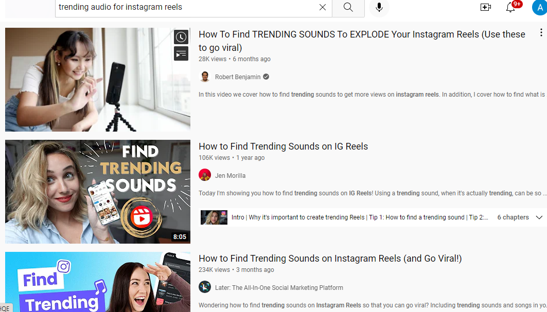 Trending Audio Instagram Reels